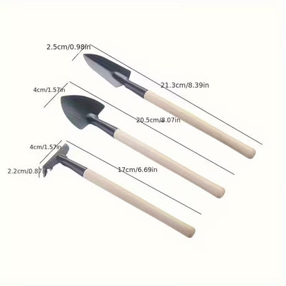 3 piece garden tools set